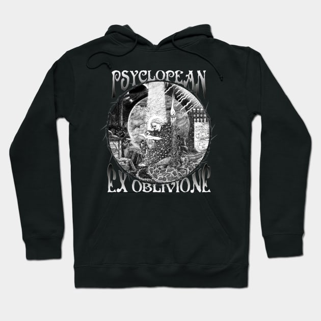 Psyclopean - Ex Oblivione - Lovecraft Exclusive Design - Dark Ambient Dungeon Synth Hoodie by AltrusianGrace